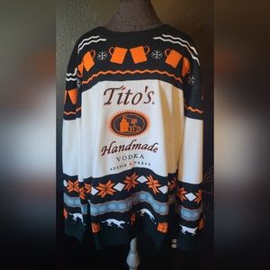 Titos Swag Christmas Sweater nwot